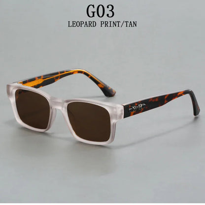 Polarized Sunglass Men Vintage Sunscreen Square Sunglasses Women Trendy Fashion Glasses Gafas De Sol Hombre Lunette Soleil Femme