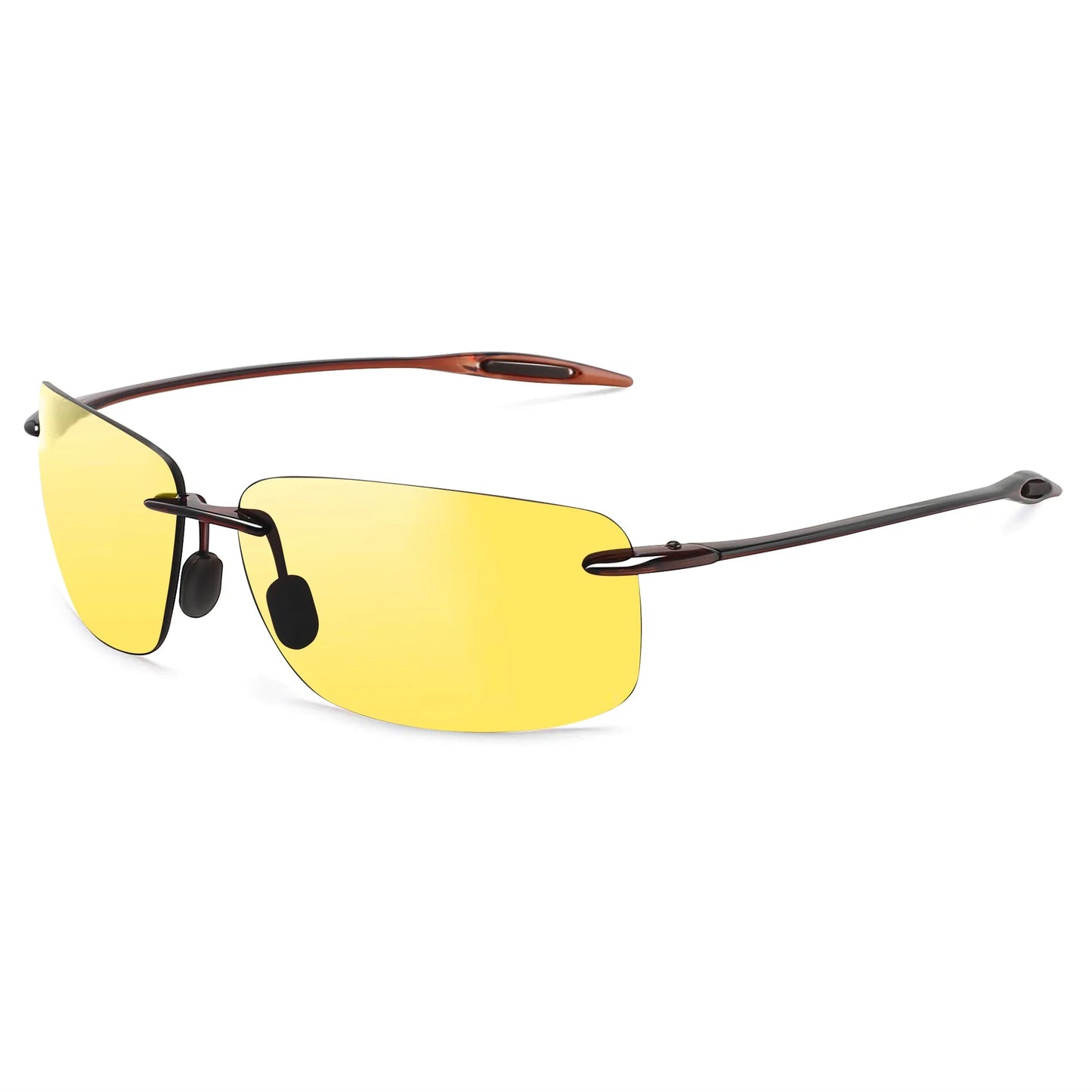 Sports Sunglasses for Men Women Tr90 Rimless Frame for Running Fishing Golf Driving MJ8009
