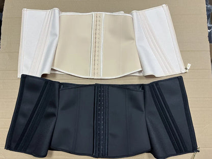 Corset Waist Trainer Double Pressing Cincher Underbust Bustier Body Shaper Shapewear Corset Slimming Trimmer Hourglass Girdles