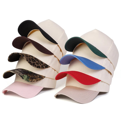 Unisex Light Panel Color Blocked Baseball Caps Spring Autumn Outdoor Adjustable Casual Hats Sunscreen Hat Sports Cap