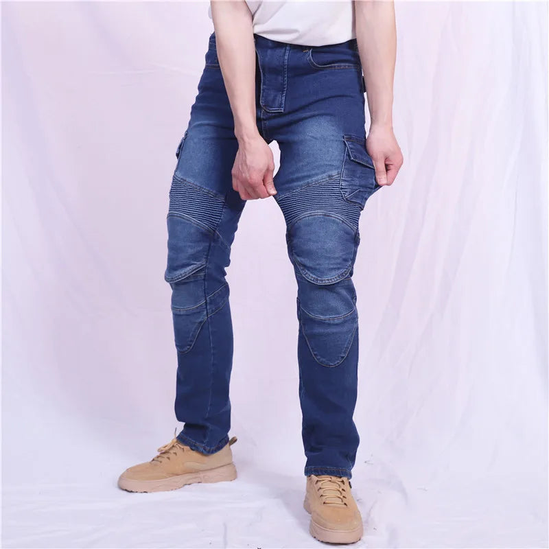 Moto Jeans  Motorcycle Pants Motorcycle Jeans Protective Gear Riding Touring Motorbike Trousers With Protect Gears Summer Women