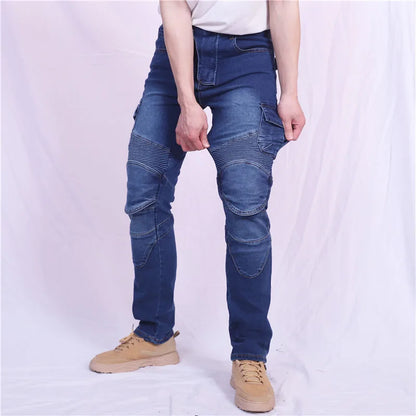 Moto Jeans  Motorcycle Pants Motorcycle Jeans Protective Gear Riding Touring Motorbike Trousers With Protect Gears Summer Women