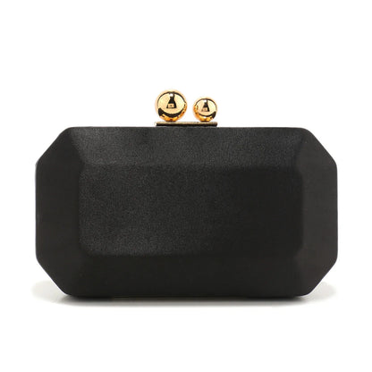 Golden Design Satin Luxury Women Evening Bags Small Flap Fashion Metal Elegant Glitter Clutch Bags For Wedding Partry Prom Dress