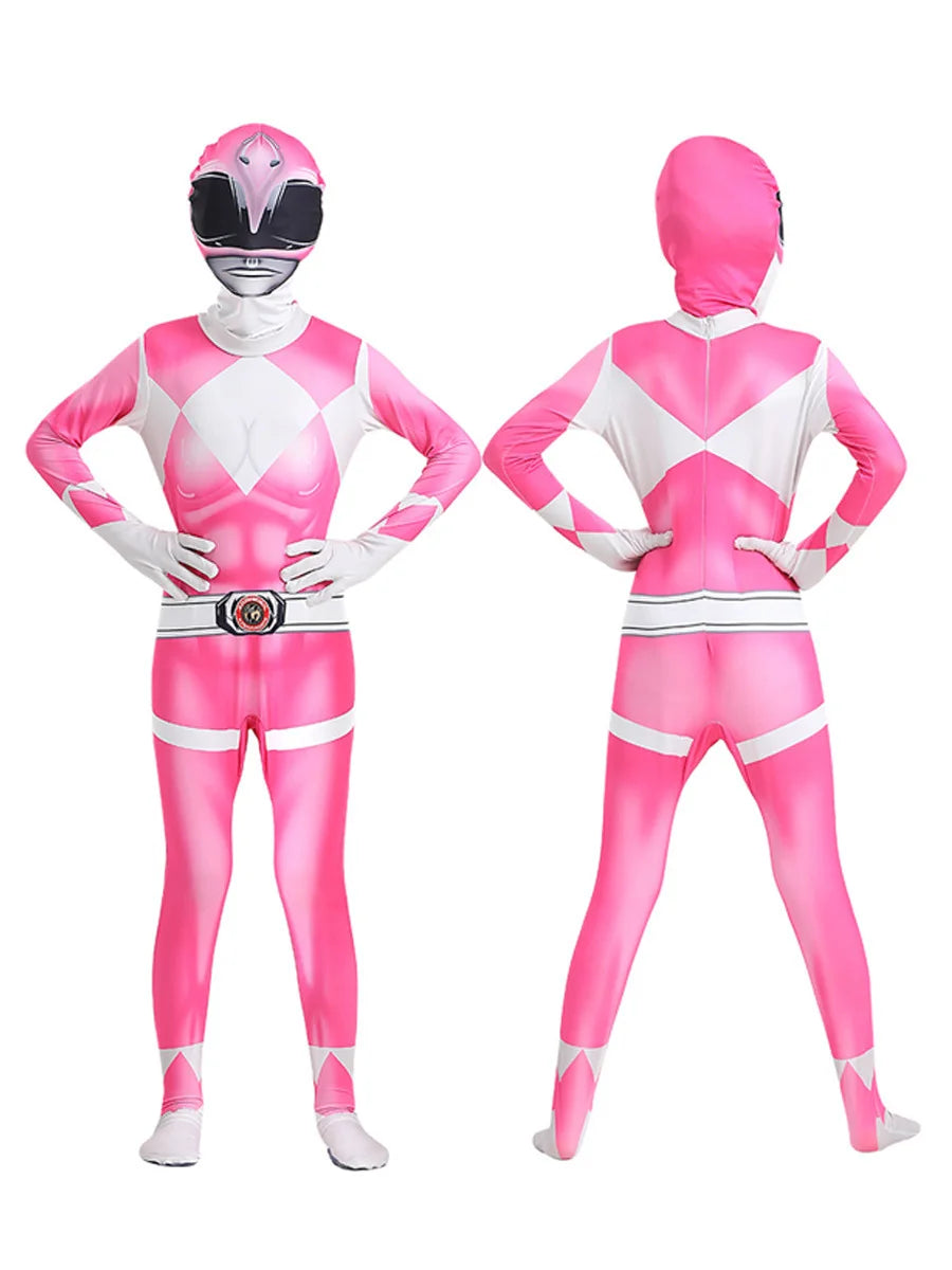 Power Samurai Sentai Shinkenger Rangers Costume Superhero Cosplay Halloween Birthday Party Jumpsuit Zentai Suit