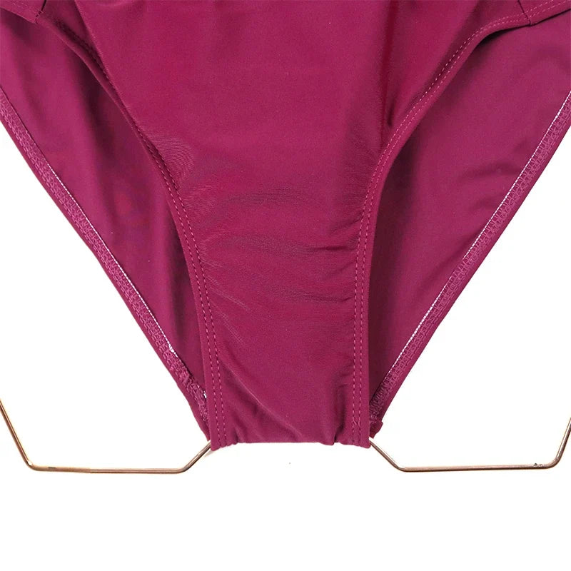 Sexy One-Piece Women Swimsuit 2024 Push Up Plus Size Swimwear Tummy Control Monokini Swimming Beach Wear Vintage Bathing Suit