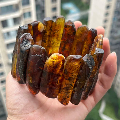 New Amber Bracelet&Bangle for Unisex Gogerous Gift 100% Natural Genuine Bead Factory Baltic Stone Europe Unique Jewelry Supplier