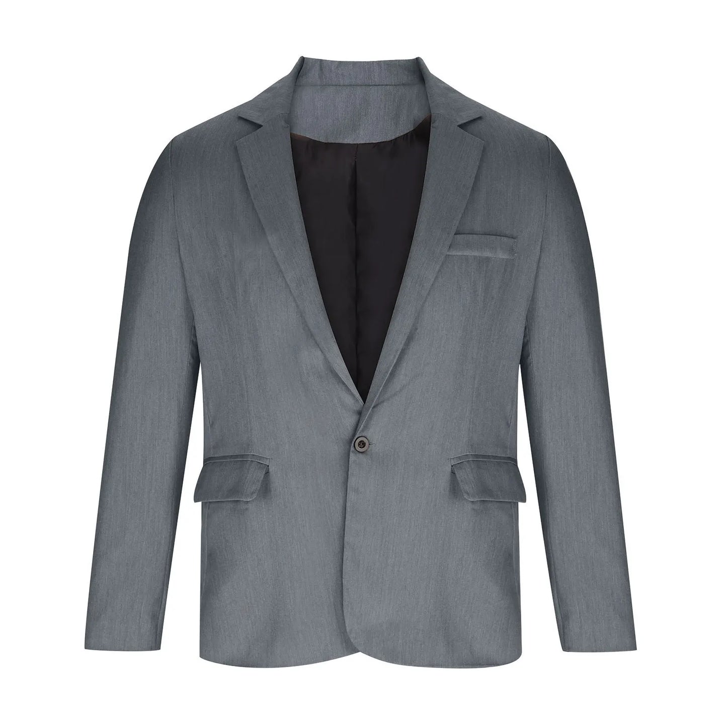 2026 Fashion Men's Clothing Business Casual Blazer Coats Classic Single Button Slim Fit Suit Jackets Elegant Gentleman Suit Tops