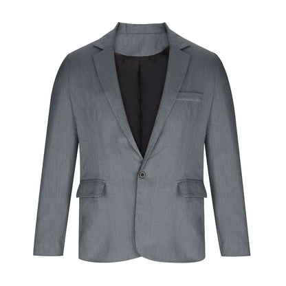 2026 Fashion Men's Clothing Business Casual Blazer Coats Classic Single Button Slim Fit Suit Jackets Elegant Gentleman Suit Tops