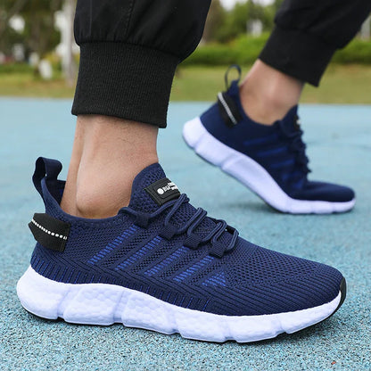 Men Mesh Breathable Casual Shoes Comfortable Fashionable Versatile Outdoor Exercise Shoes