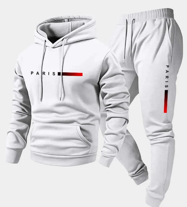 2026 New Men's Printed Hoodie Pants Set Autumn_Winter Men's and Women's Set Fashion Casual Hip Hop High Quality Hoodie Suit