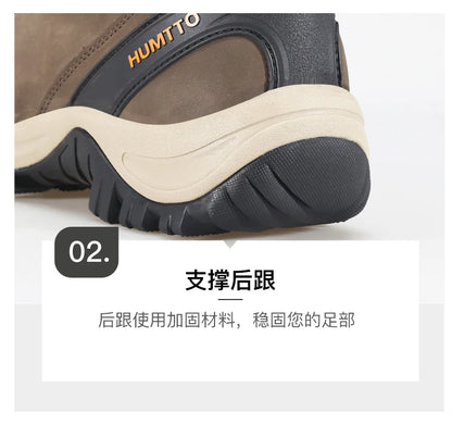 Hiking shoes Men's waterproof hunting Boots Tactical Desert Combat Ankle trekking Boots Male Women warm Leather Sneakers