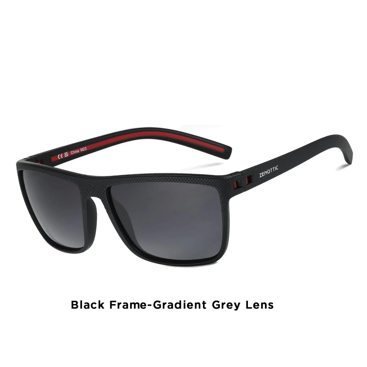 Retro Polarized Sunglasses for Men Lightweight TR90 Frame UV400 Protection Square Sun Glasses Night Vision Goggles
