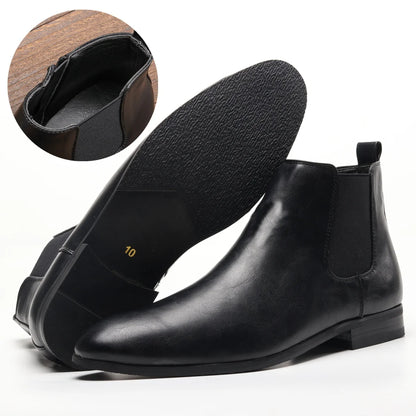 Size 7~13 Men Chelsea Boots  Ankle Boots soft leather Men Boots