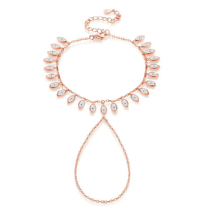 2.5*5mm Marquise Cut Bubbles Moissanite Bracelets for Women Valentine's Day Gifts Female Chain 100% 925 Sterling Silver