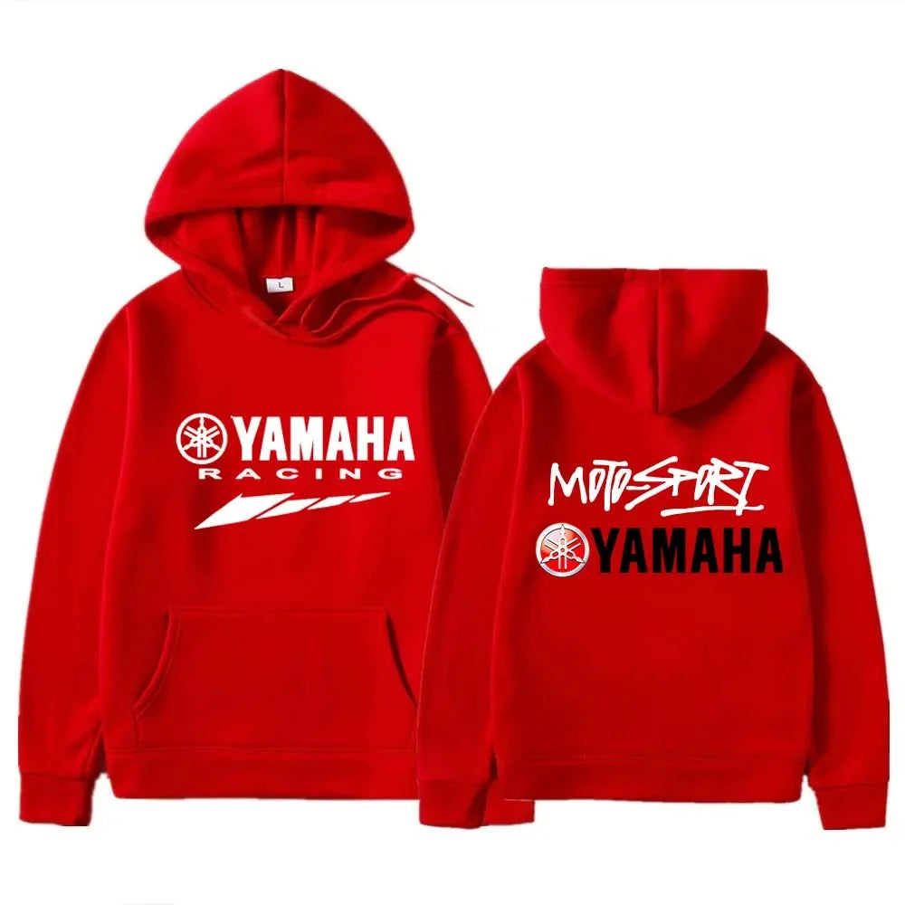 New Spring Autumn Sportswear, Men Women Fashion Hoodies with Yamaha Logo, Motorcycle Racing Team Outdoor Sports Sweatshirts For