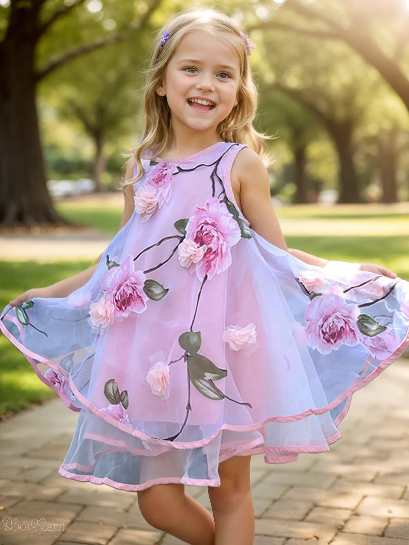 Summer Girls Flower Dress Kids Girl Beach Dresses Chiffon Kids Dresses Floral Teenager Girls Clothes 6 8 10 12 14 Year
