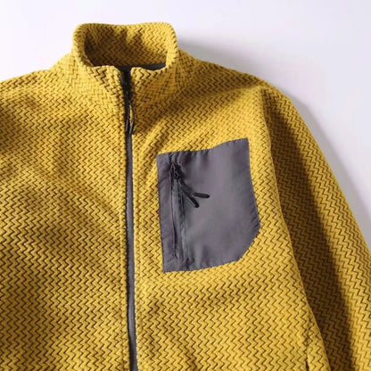 2026 Outdoor Men's Fishing Mountain Climbing Travel Sports Rock Climbing Hunting Camping Shooting Wool Stand-up Collar Jacket