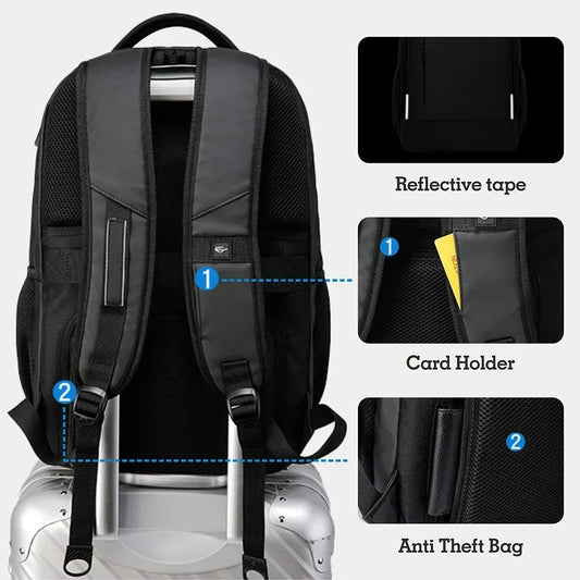 SWISS MILITARY Men Laptop Business Backpack Backpack 17 Inch Fashion School waterproof USB Large Capacity Bag mochilas Back Pack