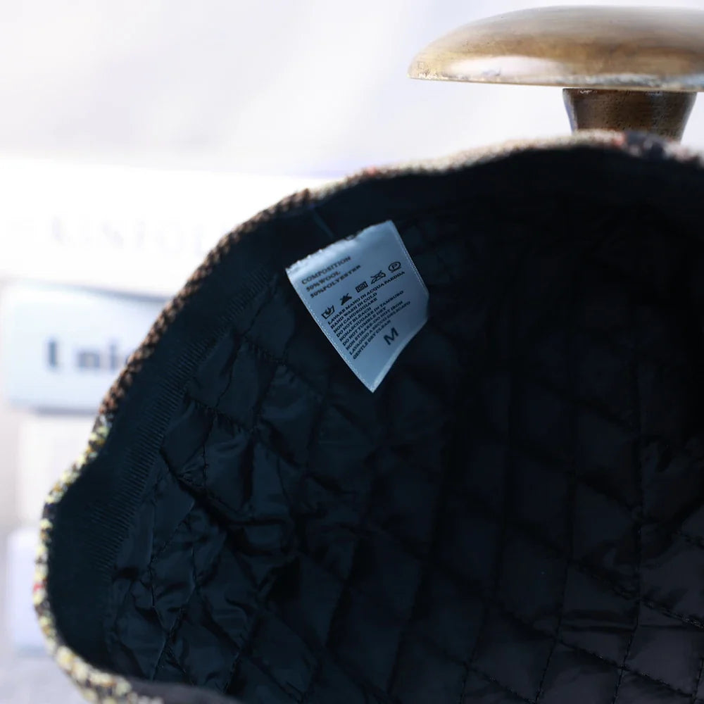 Spring Autumn Winter Men Classic Splicing Octagonal Hats Retro British Newsboy Cap Gatsby Woman Men Beret Caps  005