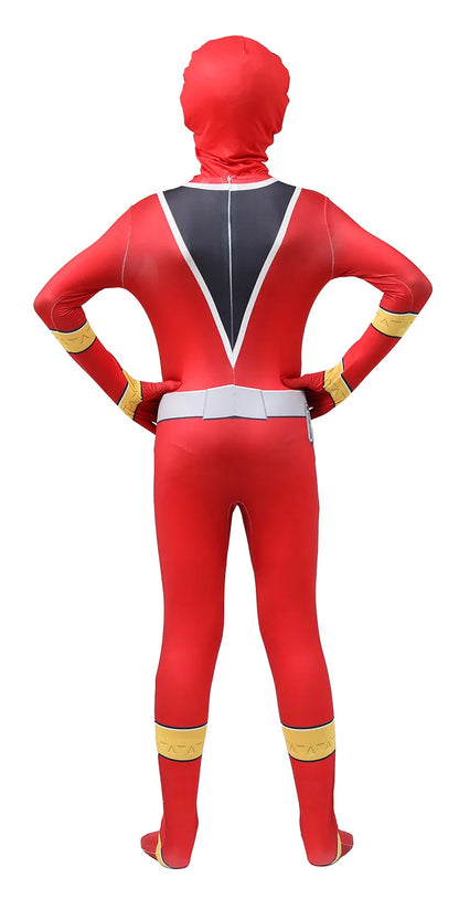 Anime Fancy Adult Kids Ranger Kishiryu Sentai Ryusoulger Cosplay Costume Jumpsuit Halloween Party Role Play Child Men Clothes