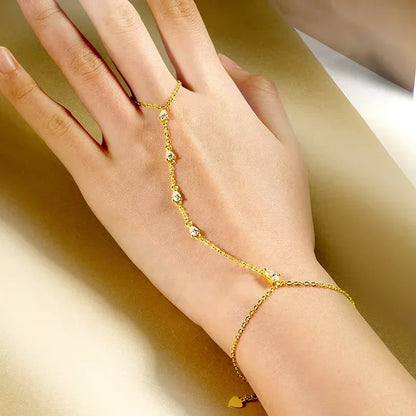Pear Cut Genuine Moissanite Bracelets for Women Girls Luxury Chain Lab Diamond S925 Sterling Silver Plated 18K Jewelry