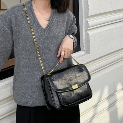 Luxury handbags female crossbody bags Tofu small square shoulder bag women bags new fashion 2025 genuine cowhide leather satchel