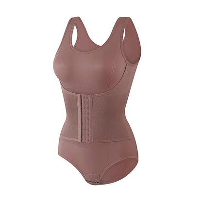 Bodysuit Shapewear Double Breasted Tummy Control Body Shaper Postpartum Slimming Woman Waist Trainer Flat Belly  Comfort Corset