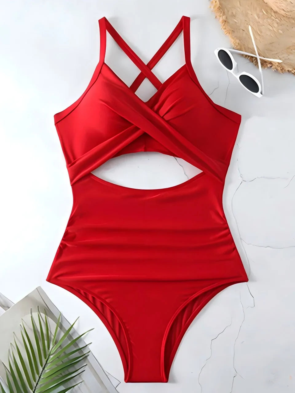2026 Plain Ruched Swimsuit Women One Piece Solid Swimwear Female Beachwear Bathers Bathing Swimming Swim Bodysuit Summer