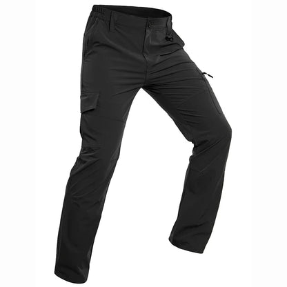 Men’s Lightweight Hiking Pants Quick Dry Water Resistant Tactical Work Outdoor Fishing Cargo Trousers