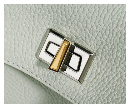 Minimalist Lady Soft Genuine Leather Pillow Crossbody Bag Women's Convertible Shoulder Bags 2026 New Chic Solid Color Handbag