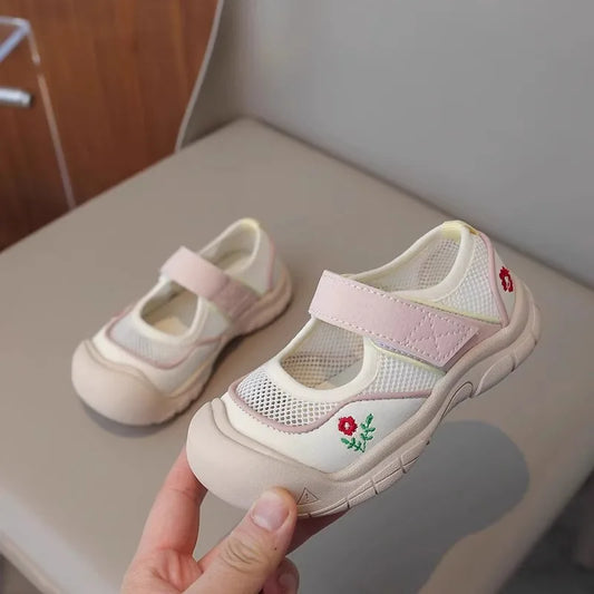 Kids mesh sneaker Anti-slip Sandal Toddler Boy Sports Shoe Girl Children Breathable Beach Sandal Soft Bottom sports casual Shoes