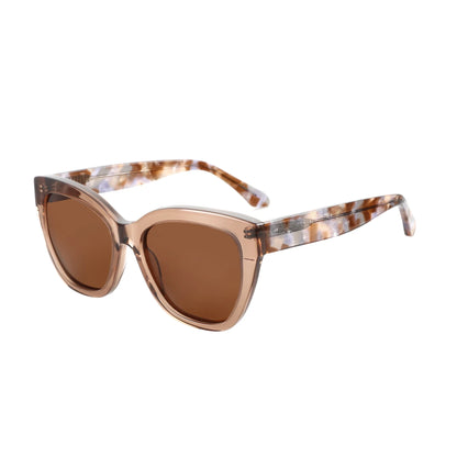Butterfly Polarized Sunglasses Fashion Thick Frame for Women Acetate Sun Glasses Driving UV400 Protection