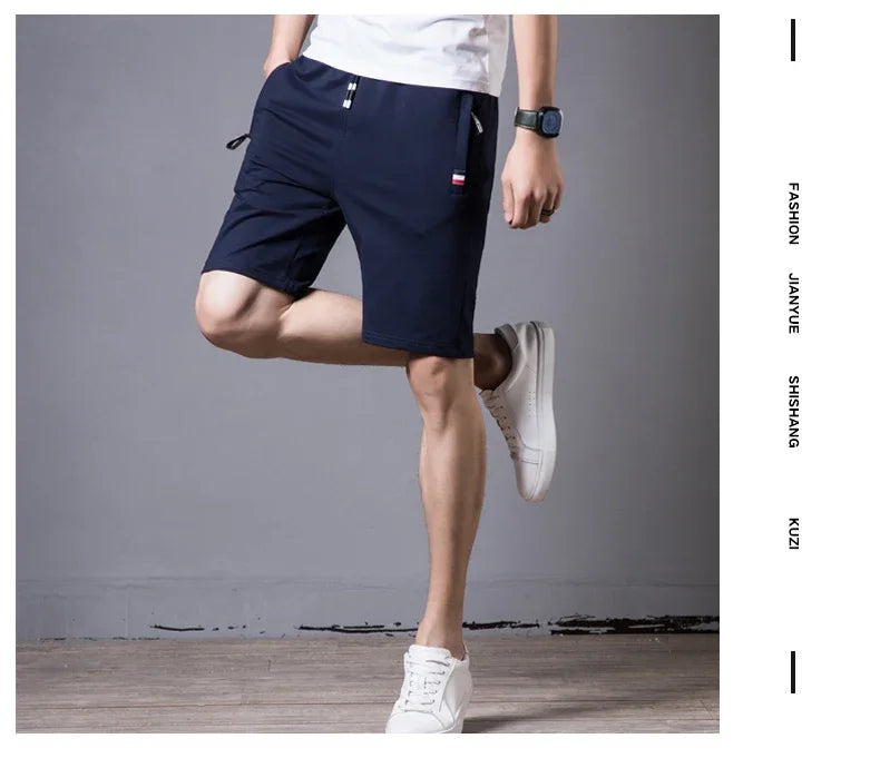 Men 2025 Summer Cotton Breeches Short Men Boardshorts Breathable Male Casual Shorts Mens Short Bermuda Beach Short Pants Hot