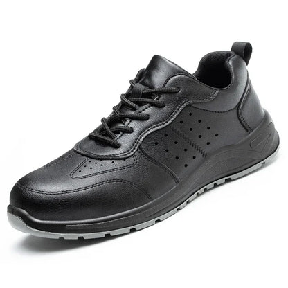 6KV Insulation Safety Work Shoes For Men And Women Waterproof Black Leather Shoes Non-slip Kitchen Shoes Indestructible Boots