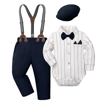 Baby Boy Clothes Christening Outfit Infant Baptism Easter Dedication White Suits Toddler Wedding Birthday Party Gift Set