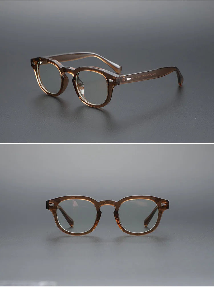Fashion Simple Round Geometric Design Women's Anti-Blue Light Glasses Men's Reading Glasses Customizable Prescription