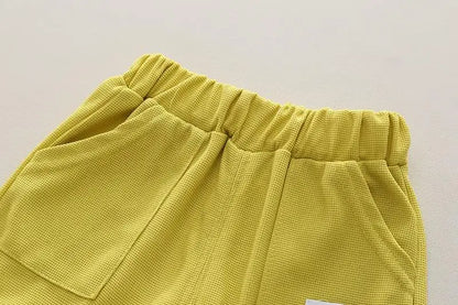Boys Clothing Children Summer Girls Set Kids Clothing Cartoon Crocodile Sleeveless Shorts 2pcs Suits Children Tracksuits 0-5Year