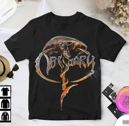 Classic Rock Obituary Album 3D Print T-shirt Summer Unisex Streetwear Men Women Hip Hop Trend Short Sleeve Tee Oversized Y2k Top