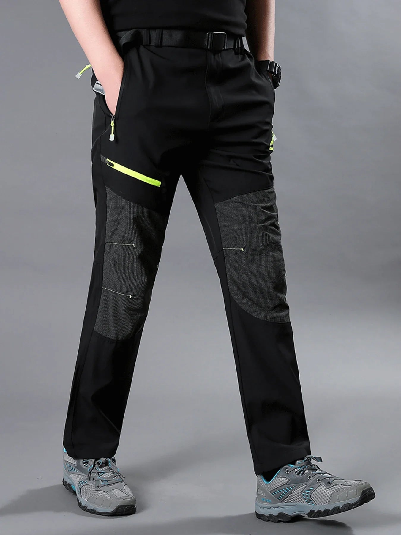 Free Belt Outdoor Cargo Pants Men Hiking Camping Quick Dry Pant Waterproof Elastic Spring Summer Climbing Trekking Trousers