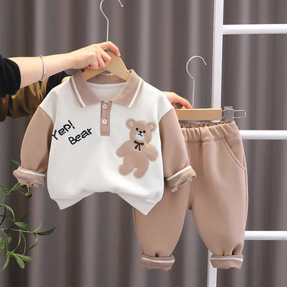 New Autumn Baby Clothes Children Set Boys T-Shirt Pants 2Pcs/Sets Toddler Clothing Infant Fashion Casual Costume Kids Tracksuits