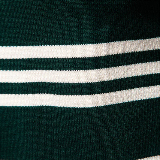 2025 Color Block Polo Men Striped Long Sleeve New Autumn Designer Social Business Premium T-shirts Male
