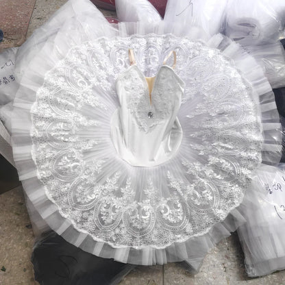 Professional Ballet Tutu Adult Child Ballerina Dress Kids Toddler Girl Clothes Swan Stage Wear Halloween Costumes For Women