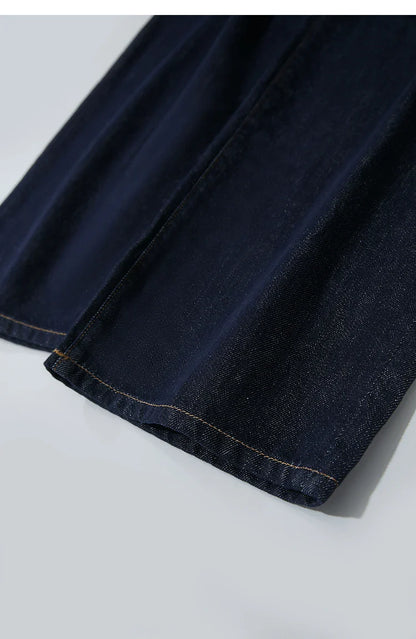 Minimalist Women Casual Jeans 2025 Autumn Korean Style Embroidery Loose Denim Wide Leg Pants Luxury Jeans Trousers 12543142