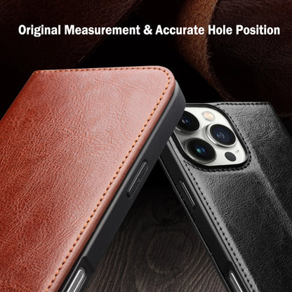 Genuine Leather Flip Case for iPhone16 Pro Max Handmade Cover with Card Slots for iPhone 16 Pro Max/16 15 14 13 12 11Pro