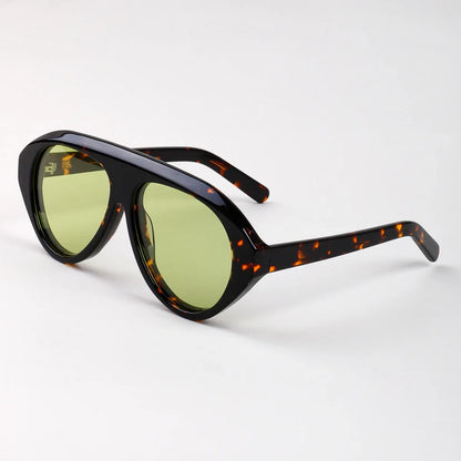 Fashion Large Frame Niche Lady Sunglasses UV400 Outdoor Polarized Driving Men Sun Glasses Support Color Changing Myopia Lens