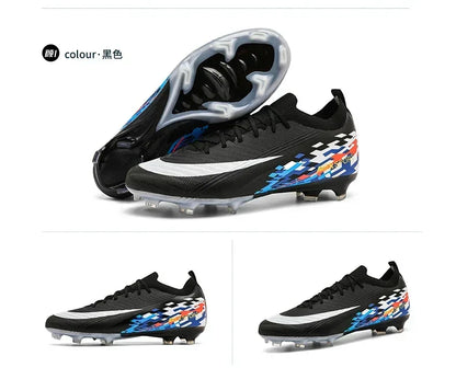 New Men Soccer Shoes Sport Grass Cleats Unisex Non-Slip Match Adult Ultralight Outdoor Football Boots Comfortable High-quality