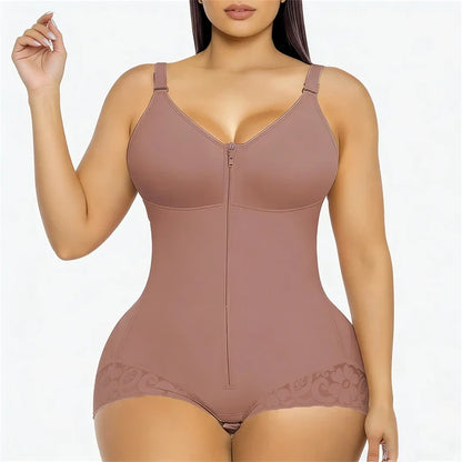 Women' Corset Compression Garments Abdomen Shaping Short Vest Girdles Postpartum Post Liposuction Bodysuit Fajas Colombianas