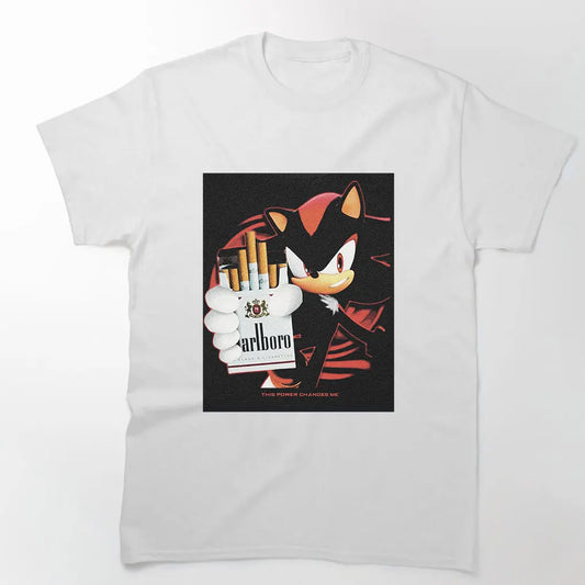 Ultimate Power Sonic Adventure t Shirt Unisex Vintage Graphic Tees Gothic Grunge Y2k Emo Scene Amity Affliction Style Clothes