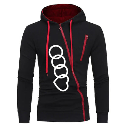 Pant Sets men's Zipper Sweatshirt Suit Hooded Zip-up Man Clothes for Men Winter Tracksuit Sets Sweatsuit Set Men's Hoodies Male
