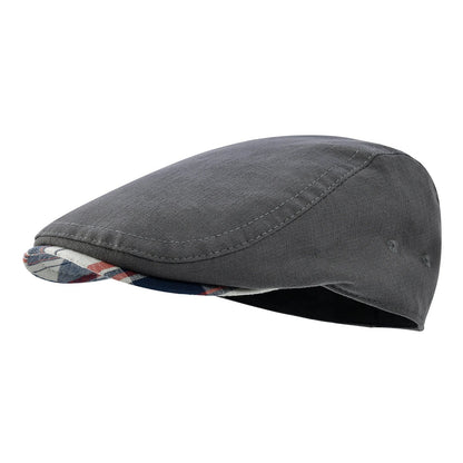 Linen Cap Irish Flat Cap for Men Casual Fitted Newsboy Cap Adjustable Classic Ivy Gatsby Hat